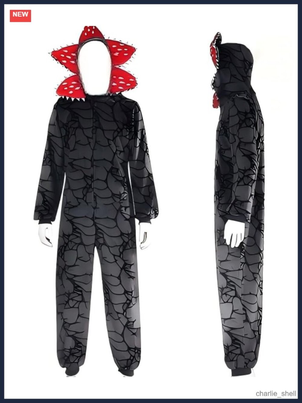 Demogorgon Monster Onesie Adult Halloween Cosplay Pajama